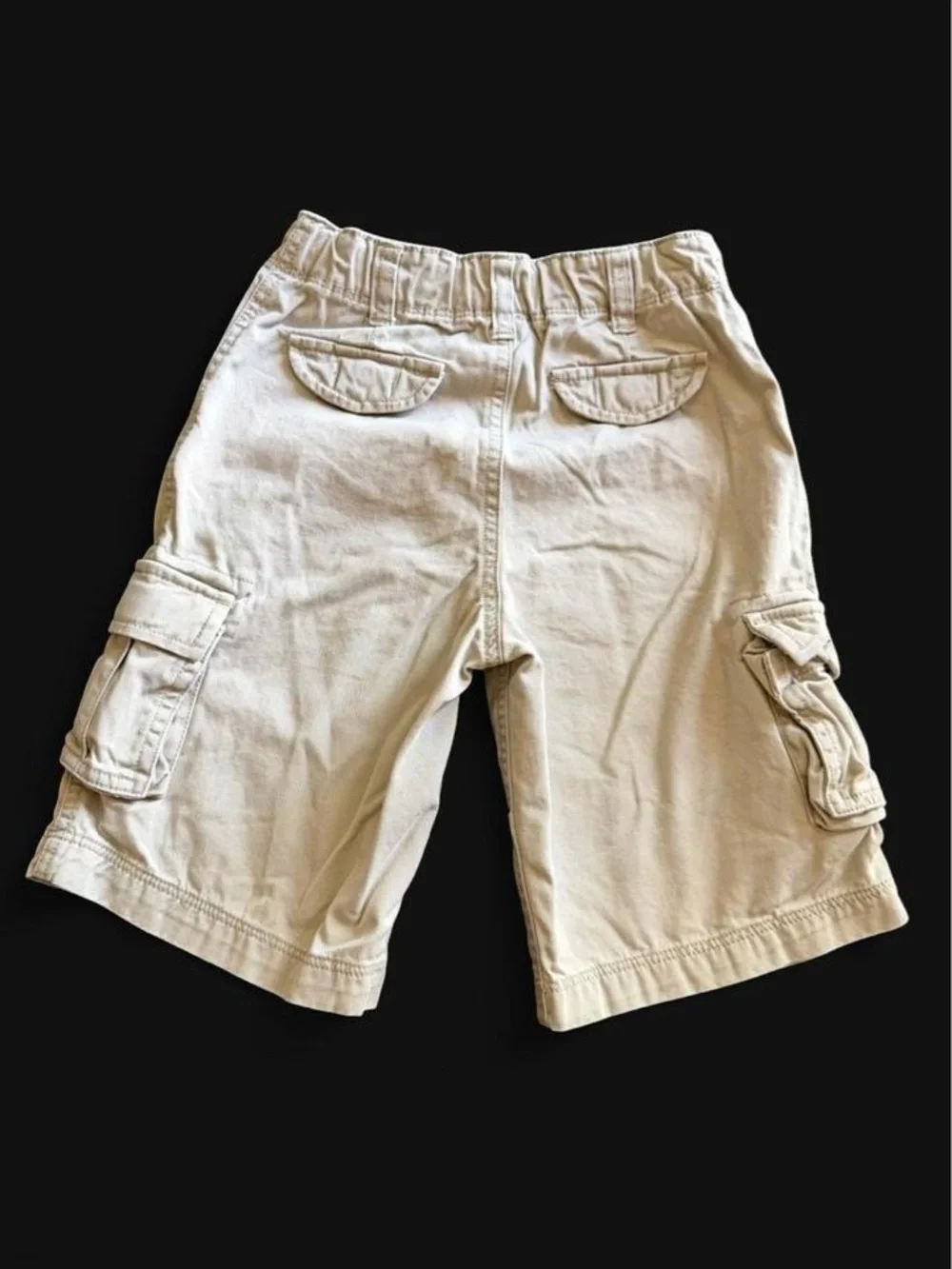 Carter’s Khaki Cargo Shorts Boys Size 6 Tan EUC
